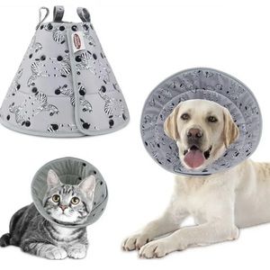 New Soft Comfy Cone Dog Cat Adjustable Collar Size: S, XS